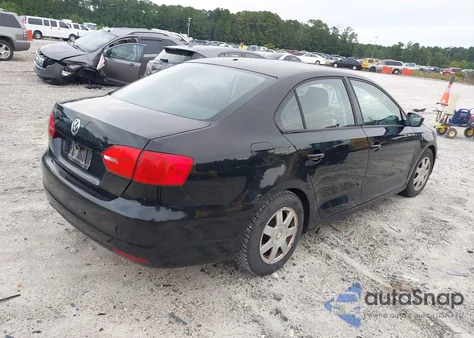 2012 Volkswagen Jetta 2.0L S z USA, uszkodzony, nr VIN 3VW2K7AJ0CM404725